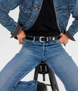 Cinturones de cuero genuino de diseñador 2026 para hombres, cinturón negro informal de alta calidad con acero para hebilla, cinturón de negocios para citas al por mayor - Product Image 2