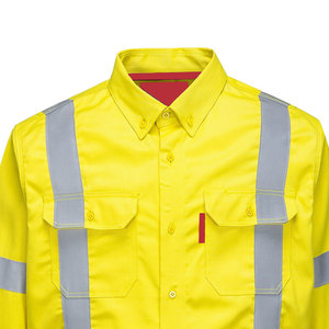 Taux raisonnable hommes chemise de sécurité dernière mode haute qualité Anti-rides haut tendance hommes chemise de sécurité avec le meilleur design - Product Image 2