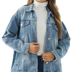 New Arrival Winter <b>Vintage</b> Washed Denim <b>Jacket</b> for Men 100% Cotton Breathable Casual Fashionable Front Logo Made in Pakistan - Product Image 1