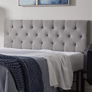 TRIHO HB-0205 Luxury Mid-Rise Wood Headboard Modern Diamond Tufted Design with Wall or <b>Bed</b> Frame Options Manufacturer Price - Product Image 6