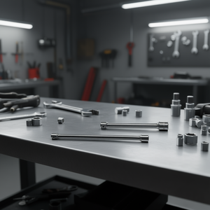 Extensiones de Conexión Cuadrada Macho y Hembra Cromadas de 3/4 Pulgadas, Categoría de Producto: Conector - Product Image 3