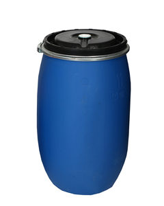 Fûts cylindriques en PEHD 200L 220L (55 gallons) blancs empilables en plastique à vendre - Product Image 1