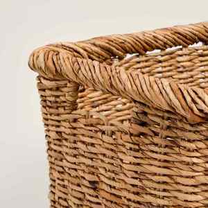 Panier de rangement tissé en rotin rectangulaire du Vietnam avec poignée étanche organisant la nourriture et les boissons ODM/OEM pour l'usage de vêtements - Product Image 4