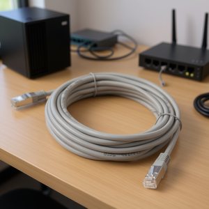 สายแพทช์คู่บิดเกลียว CAT-5 ยาว 5 ม. สำหรับการจัดการเครือข่ายและอุปกรณ์เสริม - Product Image 3