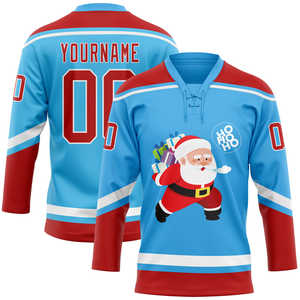 Conception personnalisée sublimation jeune hockey sur glace maillot uniforme de l'équipe pour vêtements de sport OEM nom d'impression prix de gros - Product Image 4