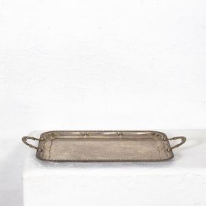 Plateau de vaisselle de table design attrayant en métal de haute qualité avec poignées plateau pour plateau de décoration de table d'hôtel - Product Image 4