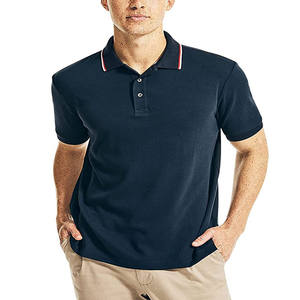 Coton vierge Street Wear Polo T-shirt surdimensionné à épaules tombantes Impression personnalisée de haute qualité Polo lourd - Product Image 4