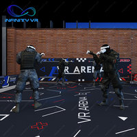 Máquina de Realidad Virtual InfinityVR, Arena de Movimiento Libre, 4, 6, 8, 10 Jugadores, Experiencia de Disparos de Zombies en 9D, Máquina de Juegos de Realidad Virtual