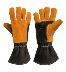 Gants de soudage en cuir de sécurité de qualité supérieure résistance à la chaleur conception de qualité supérieure prix raisonnable service OEM gants de soudage - Product Image 2