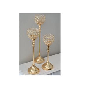 เชิงเทียนทองเหลืองสำหรับตกแต่งงานแต่งงานและบ้าน - Product Image 1