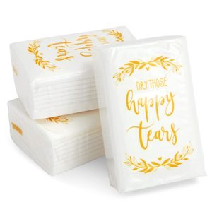 <strong>Wedding</strong> Facial <strong>Tissue</strong> Souvenirs for Guests Welcome Bag Party Favors Happy Tears Pocket <strong>Tissues</strong> Bulk <strong>Wedding</strong> <strong>Tissues</strong> Packs - Product Image 5