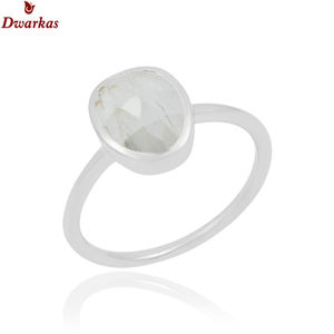 Nouveauté : Bague en argent sterling 925 avec pierre précieuse aquamarine de forme fantaisie, en stock, vente en gros, fabrication, prix bas - Product Image 1