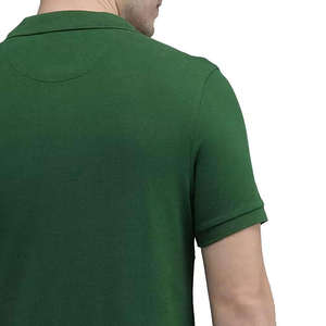 Polo pour homme en piqué de coton premium, manches courtes, coupe ajustée, décontracté, business, golf, respirant, couleur unie, vente en gros pour hommes - Product Image 5