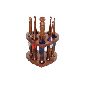 Aiguilles à tricoter circulaires sur mesure en bois d'érable disponibles avec gravure de logo - Product Image 5