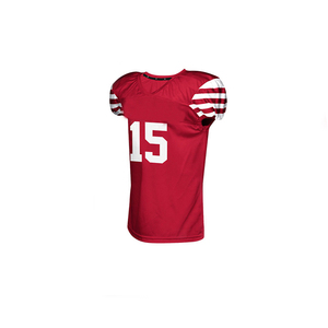 Tenues de football américain pour adultes, très demandées, à manches courtes, respirantes, grandes tailles, en polyester mesh sublimé - Product Image 5