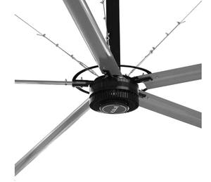 MEILLEUR PRIX Ventilateur de plafond industriel HVLS 16FT 220V Triphasé Grand Diamètre pour Circulation d'Air OEM DIY pour Entrepôts et Usines - Product Image 1