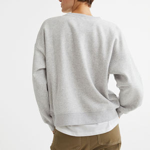 Ropa de invierno Ropa de calle al aire libre Logotipo personalizado Impresión Mejor diseño Peso ligero Material de lana Sudadera de mujer - Product Image 5