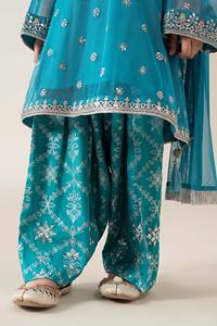 Vestido de Fiesta Estilo Lehenga para Niñas Pakistaníes, con Bordado, Acrílico de Alta Calidad para Bodas y Ocasiones Festivas - Product Image 4