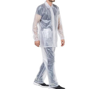 เสื้อกันฝนพลาสติก PE กันน้ำแบบใช้แล้วทิ้งสำหรับผู้ใหญ่ระบายอากาศและปรับแต่งได้ - Product Image 2