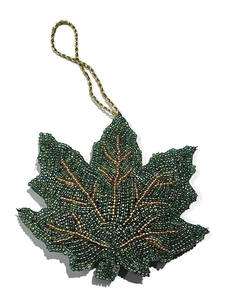 Adorno de elefante bordado de terciopelo azul, colgante de Animal con cuentas indias, decoración hecha a mano, decoraciones navideñas de Navidad - Product Image 3