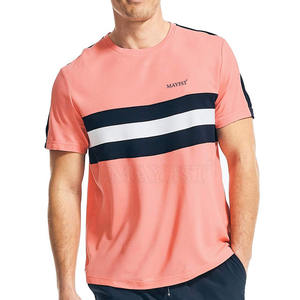 เสื้อยืดผู้ชายผ้าคอตตอนผ้าใยไผ่ผ้าคอตตอนแบบถักแห้งเร็ว - Product Image 2