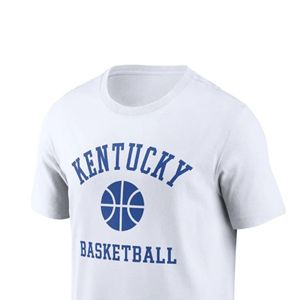 Camiseta de Baloncesto Tejida 100% Algodón de la Universidad de Kentucky Hornets, Ropa Deportiva HBCU Premium, Talla Grande, Ecológica, Blanca por Delante - Product Image 3