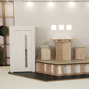 Làm việc Booth Box Made in Nhật Bản bền vững Sản phẩm giấy tái chế vật liệu văn phòng Sản phẩm giấy thủ công mỹ nghệ - Product Image 6