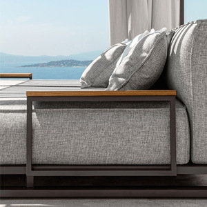 Hotel Jardín Piscina Daybed Muebles de exterior Tumbona Cama de sol Tienda de campaña con marco de aluminio Cama con dosel - Product Image 3