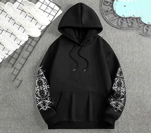 Sweat à capuche de créateur de mode surdimensionné Streetwear pull sweat pour hommes décontracté tenue de tous les jours - Product Image 1