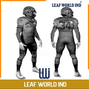 ชุดกีฬาอเมริกันฟุตบอลไซส์ใหญ่พิเศษชุดออกกำลังกายระบายอากาศได้ดีพิมพ์ลายแบบสั้น - Product Image 5