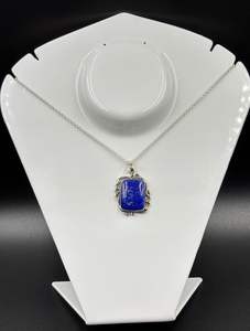 925เคลือบทองแบบอินเดียทำด้วยมือเครื่องประดับชุดจี้เงินแท้เครื่องประดับชุดอัญมณี Lapis Lazuli - Product Image 6