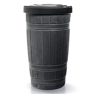 Serbatoio per Acqua Piovana WOODCAN 265L, Dimensioni (mm) 648x648x1128, Colore Nero - Product Image 1
