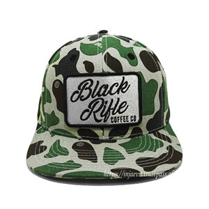 Écusson BLRFL OEM/OEM logo personnalisé broderie 3D contour Snapback chapeau à la mode personnalisé conception de camouflage casquette de sport décontracté toile maille - Product Image 1