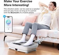 Équipement d'entraînement corporel complet pour femmes avec plaque vibrante en silicone MUSIC, plateforme de drainage lymphatique, machine vibrante