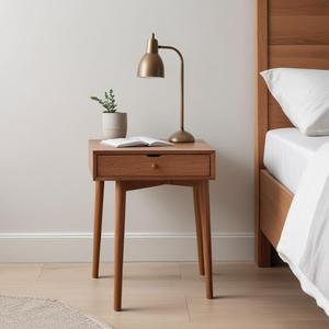 โต๊ะข้างเตียงทำจากไม้ธรรมชาติทันสมัยสำหรับห้องนั่งเล่นโต๊ะกาแฟทำจากอินเดีย - Product Image 5