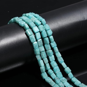 Haute qualité Amazonite facettes dégringolade pépite pierre perles de pierres précieuses naturelles pour collier fabrication de bijoux prix de gros - Product Image 1