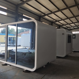 Casa prefabricada moderna de 20 pies y 40 pies, contenedor extensible de acero ligero, casas modulares prefabricadas pequeñas - Product Image 2