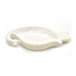 Plateau en marbre moderne classique fait à la main, organisateur de mariage multifonctionnel sophistiqué pour la vanité de la table d'entrée, la maison élégante - Product Image 2