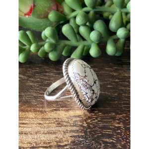 Bague artisanale pour homme avec pierre naturelle et argent sterling - Motif cheval sauvage Taille 8.75 - Product Image 3