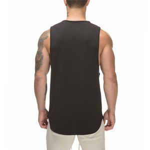 Transpirable para correr de verano Venta al por mayor Ropa deportiva para hombres Sin mangas Fitness Tank Top Street Cotton Custom Logo Print - Product Image 3