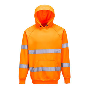 Warehouse Workwear Moderate <b>Safety</b> Uniform Reflective High Visibility Waterproof Zip Hoodie <b>Roadway</b> <b>Safety</b> Municipal Worker - Product Image 1