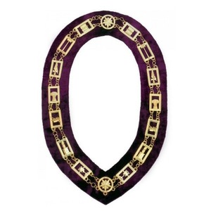 Customized Leather 3D Hand Embroidered Masonic Apron Chain <b>Collar</b> <b>Metal</b> Crafts Beautiful Gifts Order of the Eastern Star OES - Product Image 5