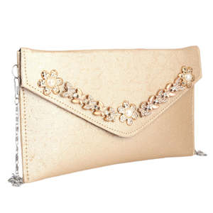 Bolso de mano para mujer (Kam-2054) - Dorado - Product Image 1