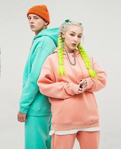 Sudadera con capucha de hombro para hombre caído con estampado bordado de logotipo personalizado de fabricante personalizado teñido liso para sudaderas con capucha de temporada de invierno - Product Image 4