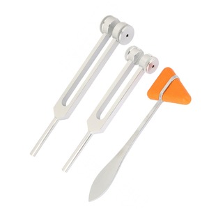 Marteau réflexe neurologique professionnel et diapason Lot de 4 kits de percussion de diagnostic médical certifié CE ISO - Product Image 1