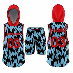 Nouvelle conception de maillot de football personnalisé à capuche sans manches 7v7, vêtements de sport d'équipe, design par sublimation, ensembles respirants, uniforme de maillot - Product Image 2