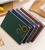 Agenda Diaria de Cuero PU 2027 al por Mayor, Libreta con Logotipo Personalizado