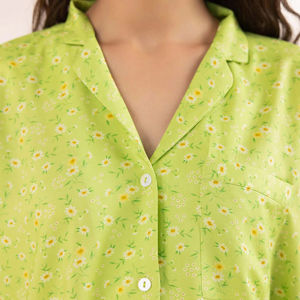 Conjunto de Pijama Elegante para Mujer, Estilo Clásico, Cómodo, de Manga Larga, Transpirable, con Forro Polar Personalizado, para Verano - Product Image 3