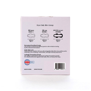 ผลิตภัณฑ์ดูแลส่วนบุคคลเพื่อความงามแบบ OEM ODM แผ่นอนามัย HYYE แบบกลางคืน รุ่น Daily Slim แบบยาวและแบบมีปีก นุ่มสบาย กระชับ ซึมซับดีเยี่ยม - Product Image 1