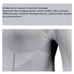 Combinaison de sport de compression performante, légère, respirante, extensible, pour la course à pied, le jogging, la salle de sport, l'entraînement - Product Image 3